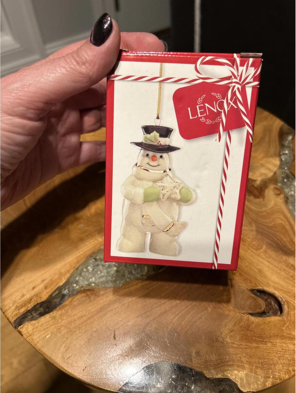 Lenox Holiday Cheer Snowman Ornament